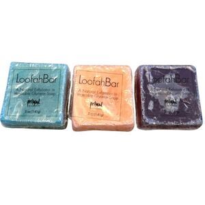 NIP PRIMAL ELEMENTS LOOFAH BAR LOT OF 3 W/ DISCOUNTED SHIPPING